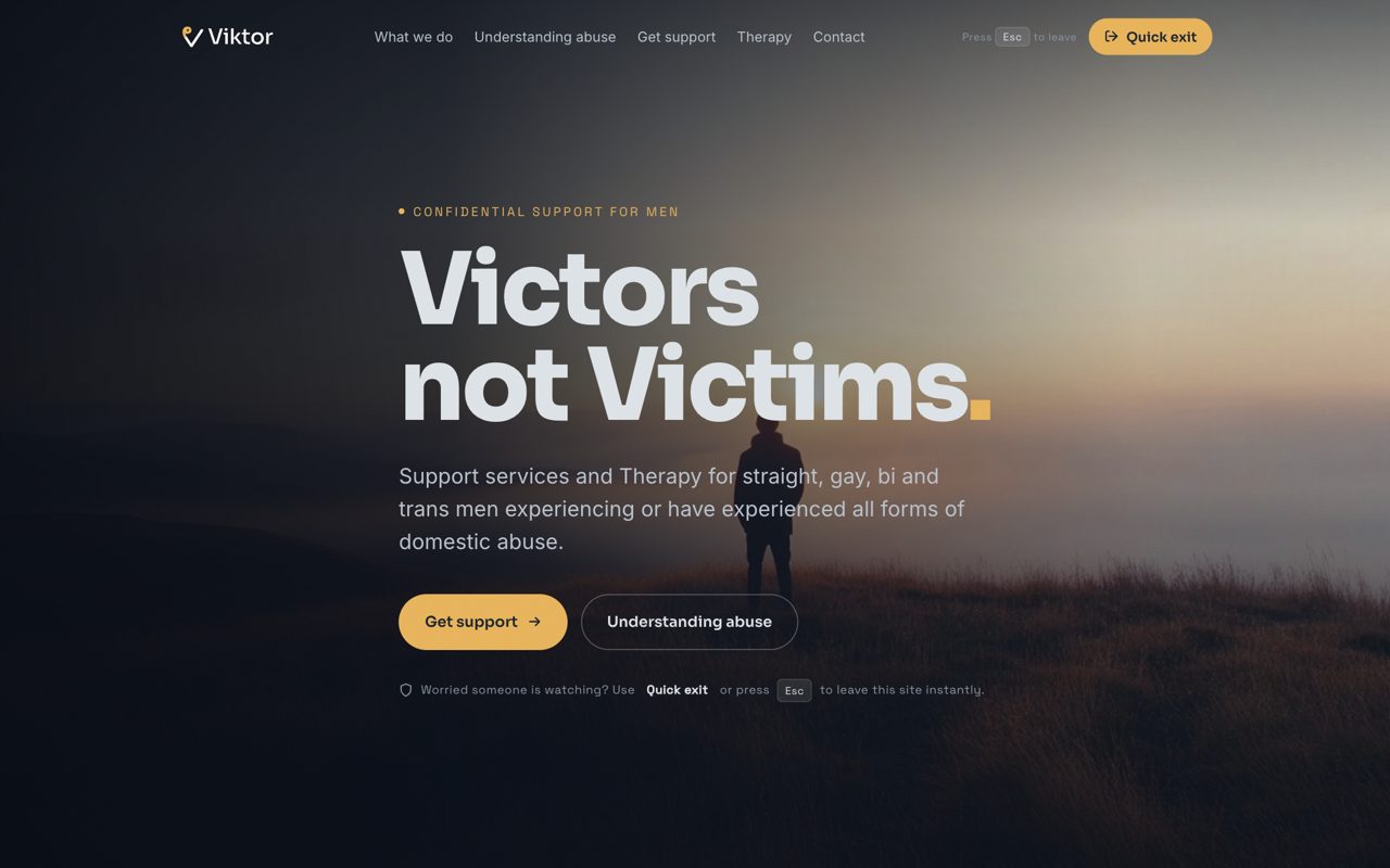 The Viktor website